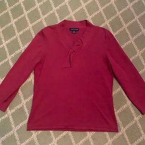 Ann Taylor sweater in rich wine color-size medium